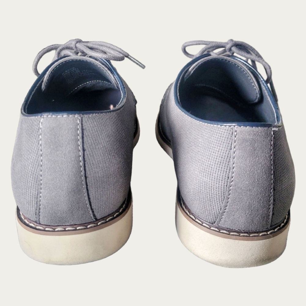 Steve Madden \ Men's David Nubuck Leather Oxford Shoes / Dove Grey / 10.5 - Picture 7 of 9